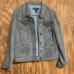Baccini Gray Jean Jacket